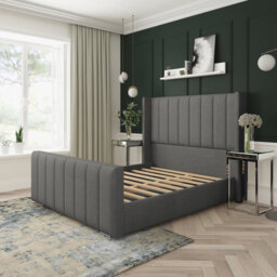 Aspen Wool Upholstered Bed Frame