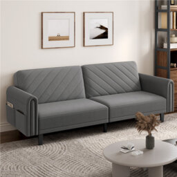 3-Seater Sofa Bed With Adjustable Backrest