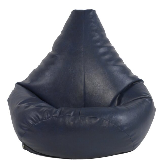 Bean Faux Leather Refillable Bean Bag Chair & Lounger