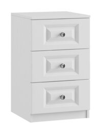 Langley 3 Drawer Bedside Table
