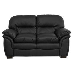 Sarno 2 Seater Faux Leather Loveseat