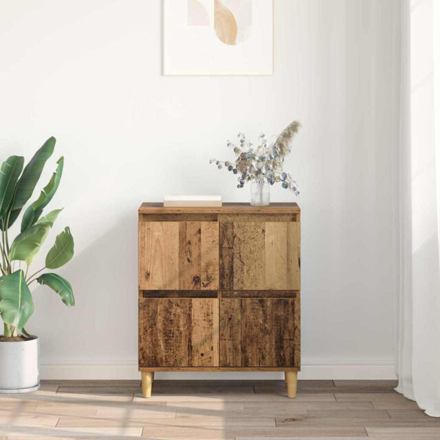 Sideboard Old Wood 60 X 35 X 70 Cm Engineered Wood