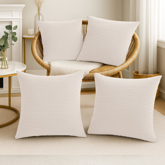 Luxury Velvet Pattern Cushion Cover (Pack of 4)
