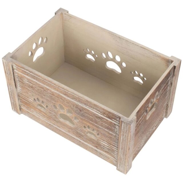 Dog Toy Manufactured Wood Organiser Box