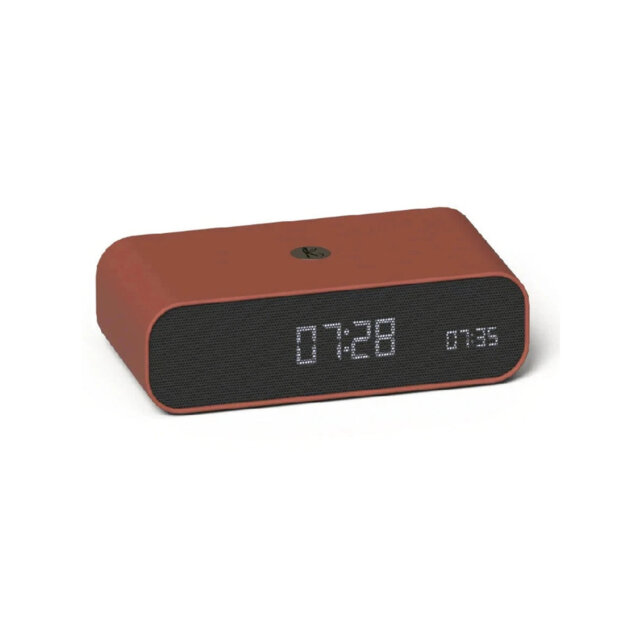 Wakie Qi Charging BT Speaker Alarm Clock 16cm - Nordic Green