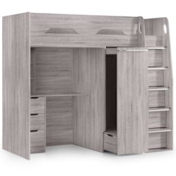 Lilianna High Sleepers with Storage Included with Desk Included