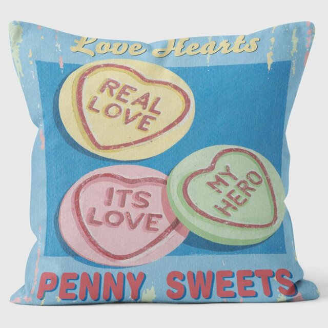 Love Hearts - Martin Wiscombe - Art Print Cushion