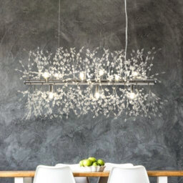 Adoniyah Dandelion 9-Light Modern Crystal Firework Chandelier