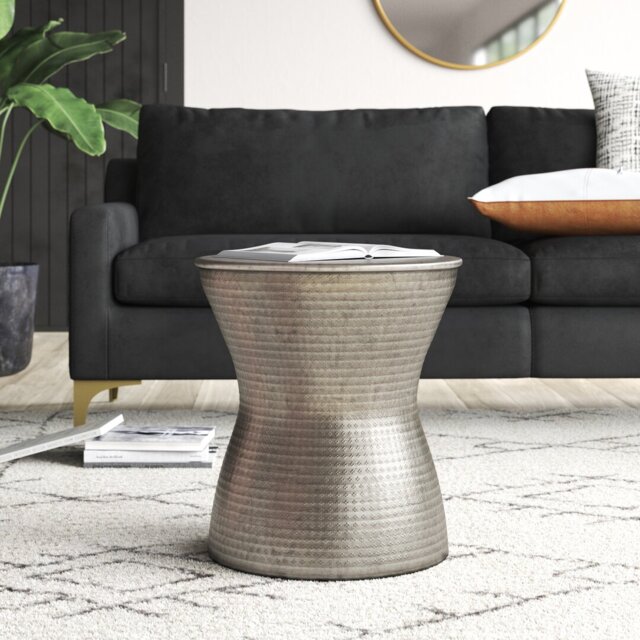 Agarita Drum End Table