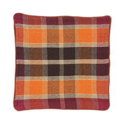 Burdella Plaid Square Cushion