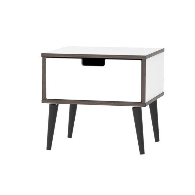 Fully Assembled Fairbury 1 Drawer Bedside Table