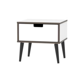 Fully Assembled Fairbury 1 Drawer Bedside Table