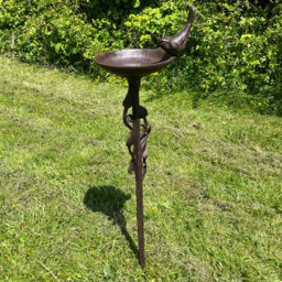 Worthley Cast Iron Stake Birdbath