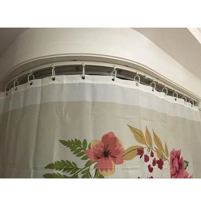 White Plastic / Acrylic 1cm to 500cm 1cm Curtain Track/Rail