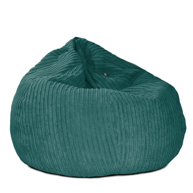 rucomfy Beanbags Large Corduroy Slouchbag - Plush Bean Bag Chair for Adults, Teens and Kids - Home Furniture Seating for Living Room or Bedroom - Mach