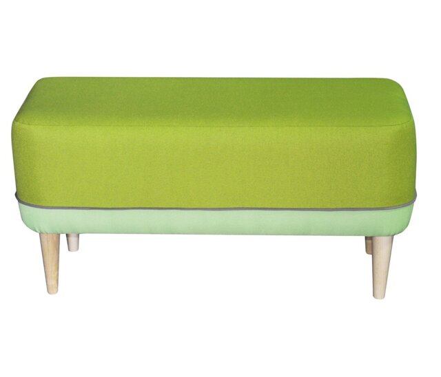 Cubi Polyester Blend Upholstered Bench