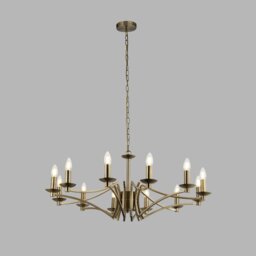 Roldan 12 - Light Candle Style Chandelier