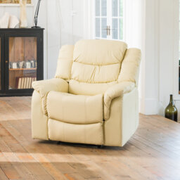 Delreal 92cm Wide Faux Leather Lift Assist Standard Recliner with Massager