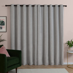 Soft Chenille Blackout Curtain Panel Pair