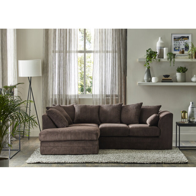 Moana 3 - Piece Upholstered Corner Sofa Chaise with Ottoman