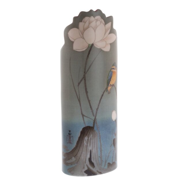 John Beswick, Koson - Kingfisher With Lotus Flower Vase