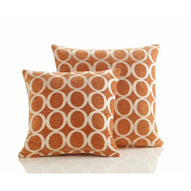 Broward Oh Geometric Cushion with Feather Filling