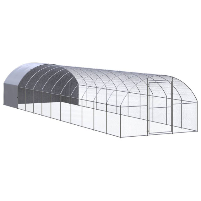 Archie & Oscar Outdoor Chicken Coop 3X6x2 M Galvanised Steel