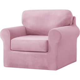 Sofa Cover With Separate Seat Cushions And Backrests Stretch Velvet Sofa Slipcover Couch Covers Furniture Protector Split Combined (1 Seat Set 3 PCS)