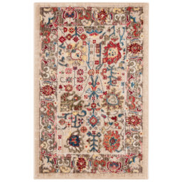 Kashan Traditional Area Rug in Beige & Taupe