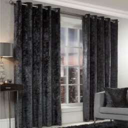 Eleanora Crushed Velvet Eyelet Panels