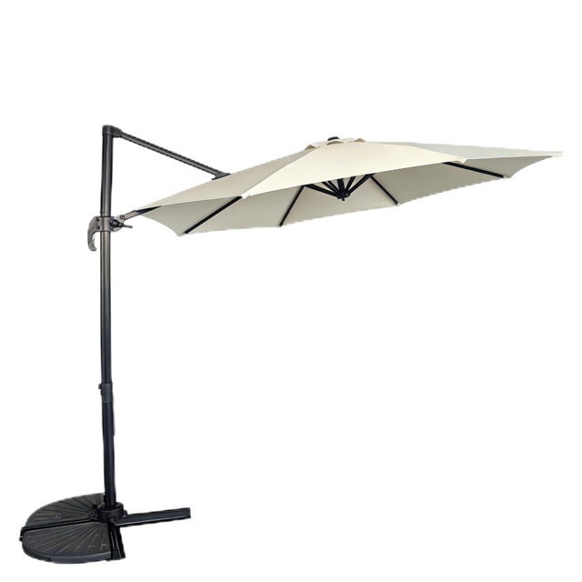 Roma 300cm Parasol, 360° Rotation, Cross-Base