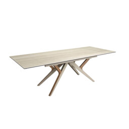 260 cm Extendable Rectangular Marble Top Dining Table