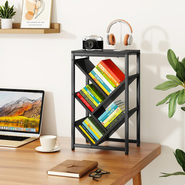 37.5cm W Metal Standard Bookcase