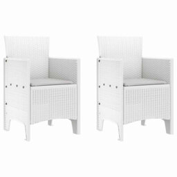 Garden Chair 2 Pcs Anthracite 53 X 49 X 85 Cm PP