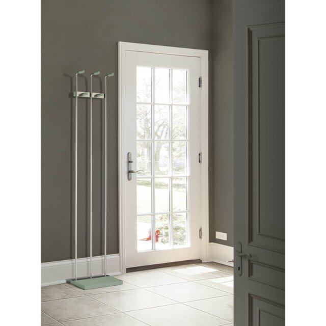 Meacham Iron Freestanding 5 - Hook Coat Rack
