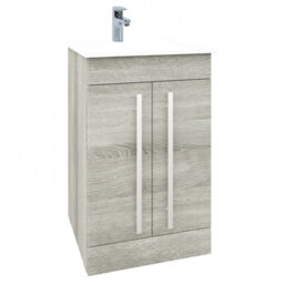 Clifton 500mm Wall Mounted Single Bathroom Vanity with Vitreous China Basin