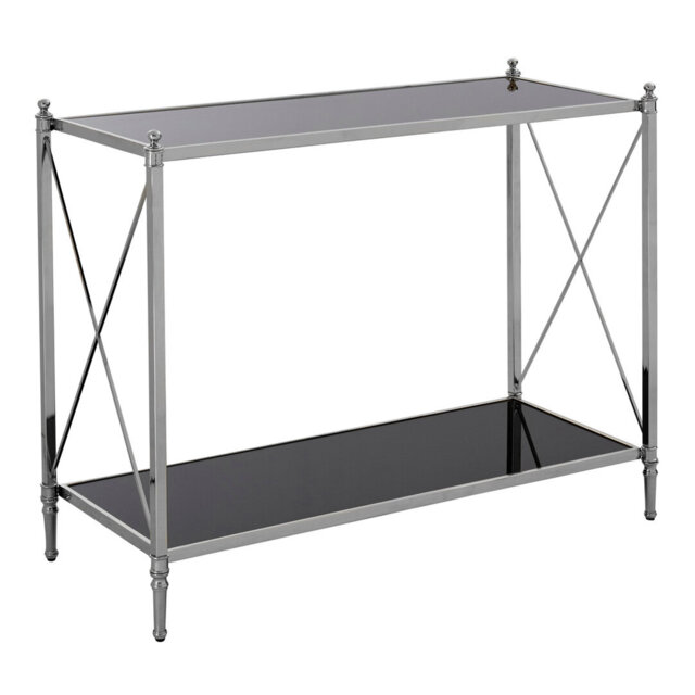 101cm Glass Top Console Table