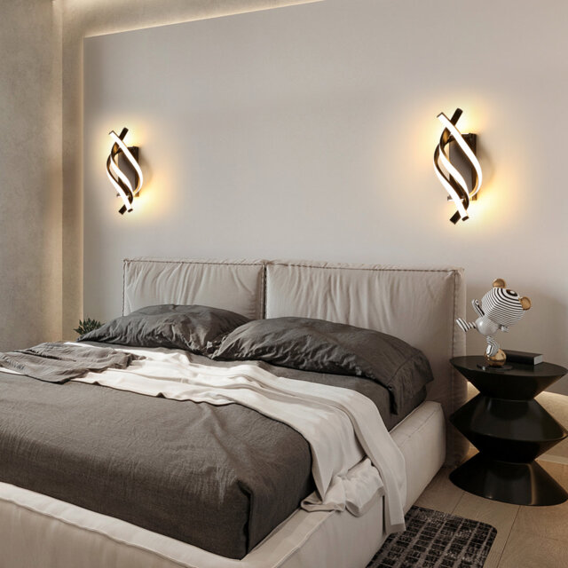 Shulin 3-Light Spiral-shaped Flush Mount Wall Sconce