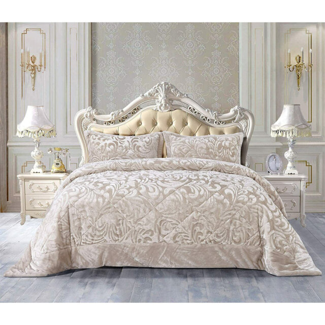 Whitt Polyester Bedspread with Pillow Shams Included