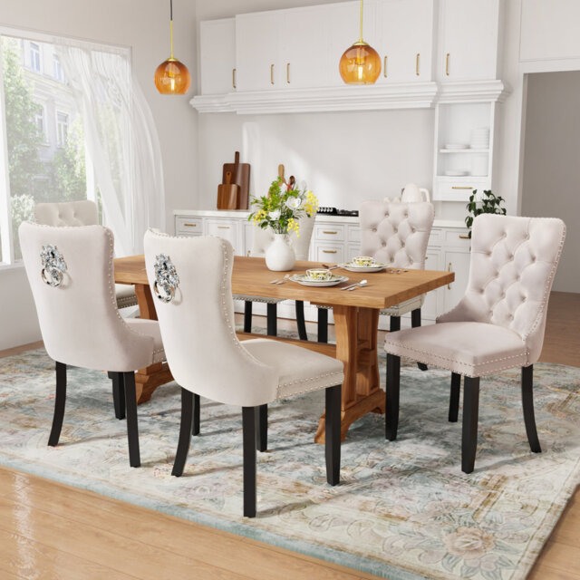 Modern Velvet Dining Chairs Dining Room Chairs Set of 6