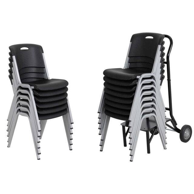 Armless Stacking Chair