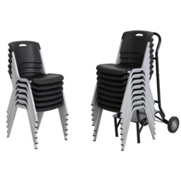 Armless Stacking Chair