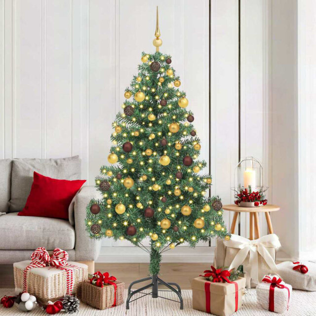 Christmas Tree with 300 LEDs with Stand 180 cm PVC