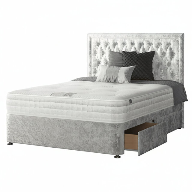 Gallego Upholstered UK Super King - DE 180 X 200 Cm Divan Bed