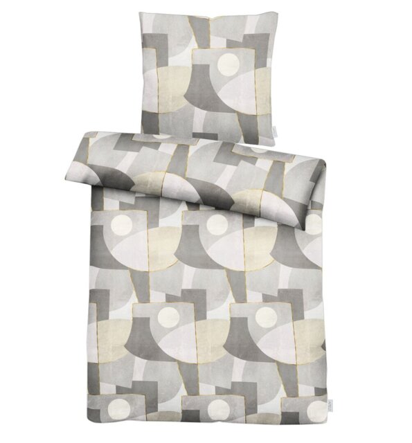 Cotton Geometric Shapes Duvet Cover Set with Pillowcases