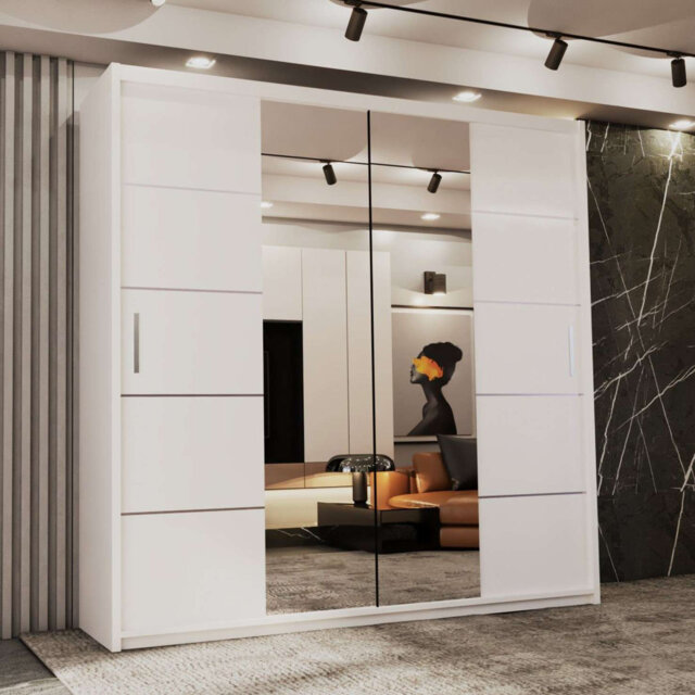 Burgues 2 Door Laminate Wardrobe