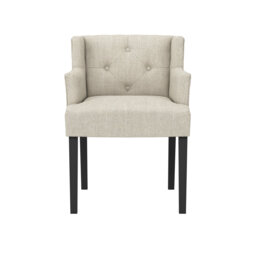 SHAY WINGED DINING CHAIR WITH ARMS