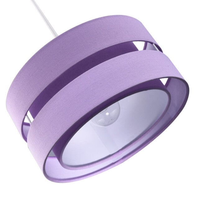 Contemporary Quality Linen Fabric Triple Tier Ceiling Pendant Light Shade