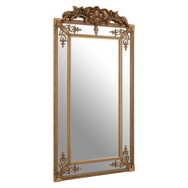 Tristen Solid Wood Concave Wall Mirror