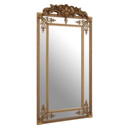 Tristen Solid Wood Concave Wall Mirror